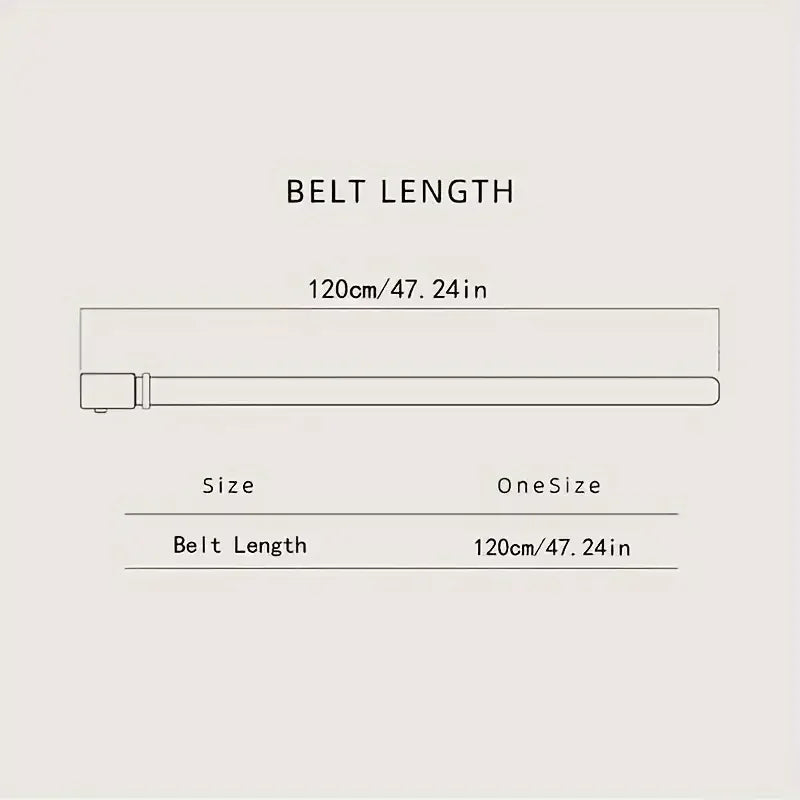 Men’s PU Leather Belt with Auto Buckle